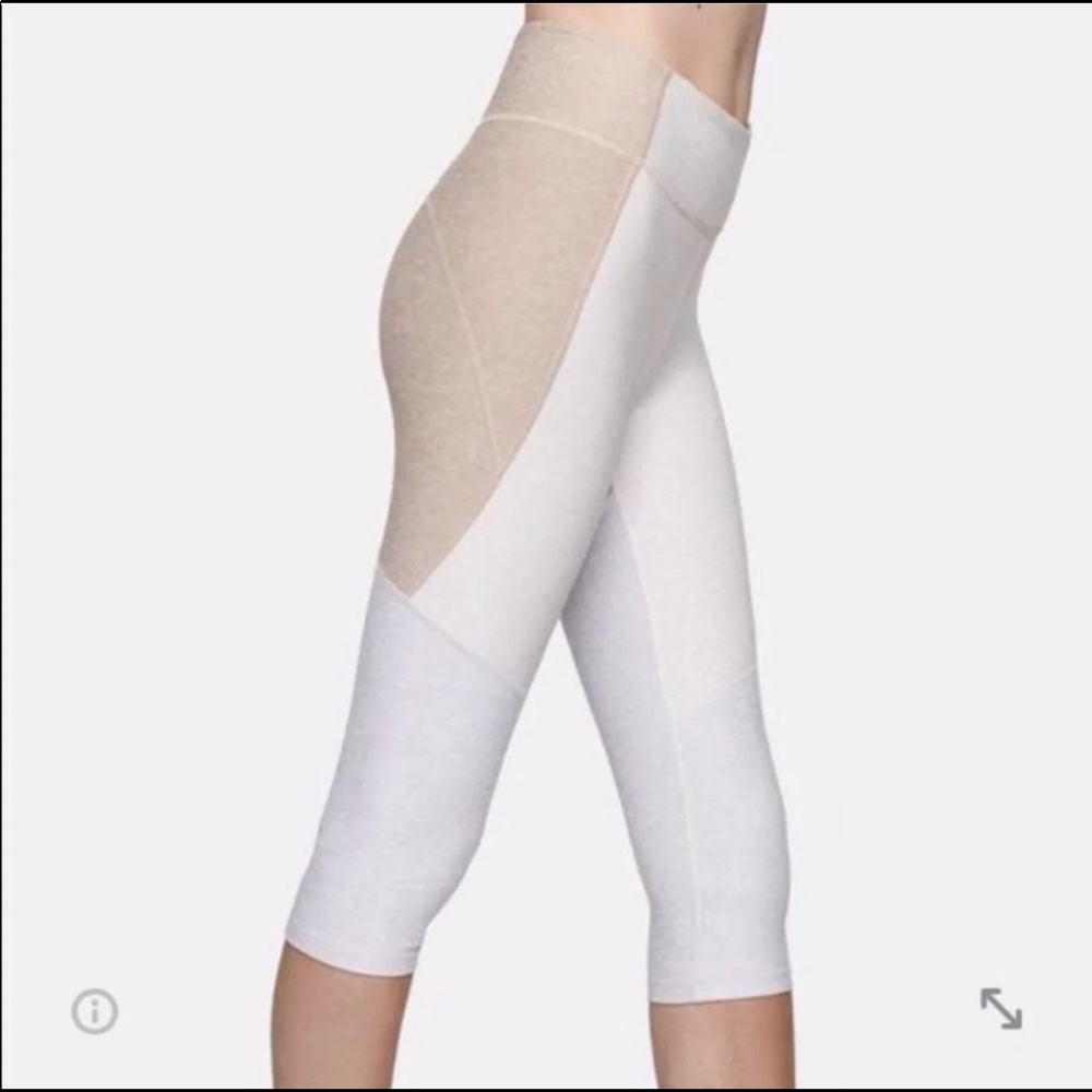 Outdoor Voices Tri Tone Kneecap Leggings Sz Small